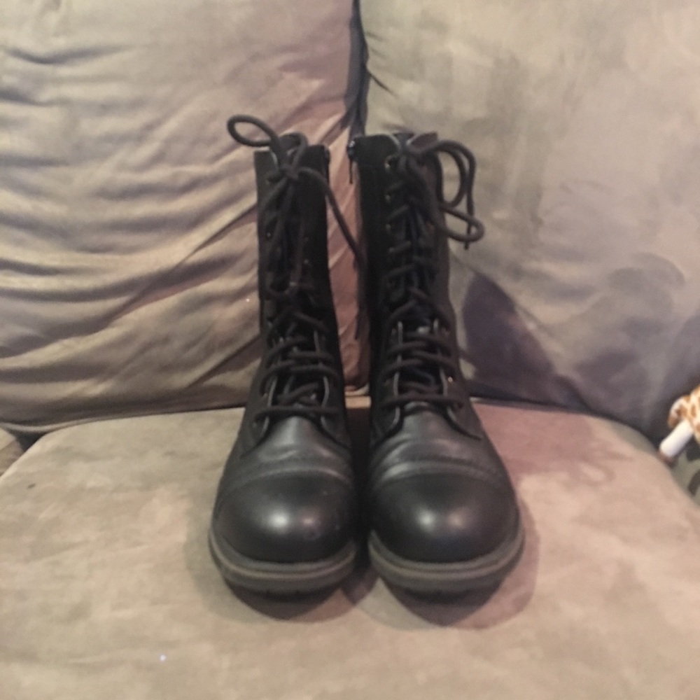 Black Combat Boots